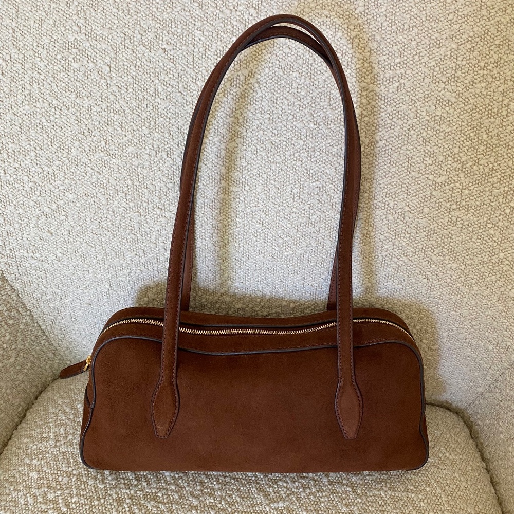 Madewell The Top-Zip Shoulder Bag Soft Mahogany